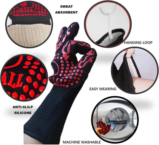 SafiraHomes™ FireShield Heat Resistant Gloves