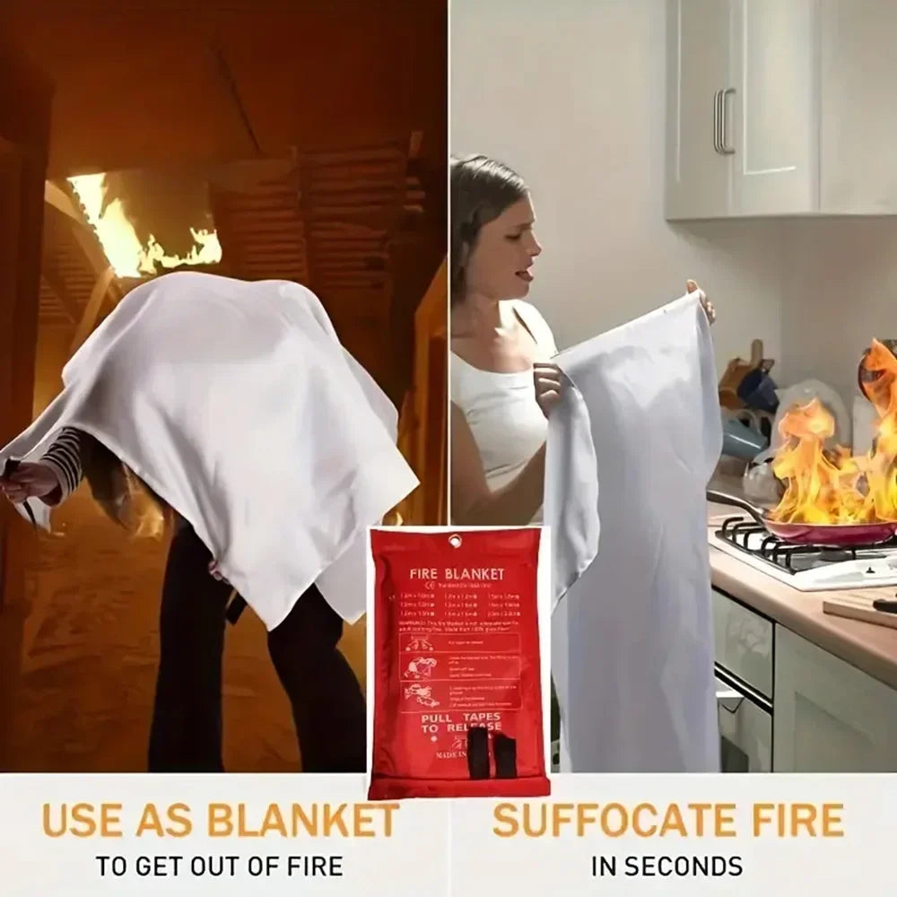 SafiraHomes™ Emergency Fire Blanket