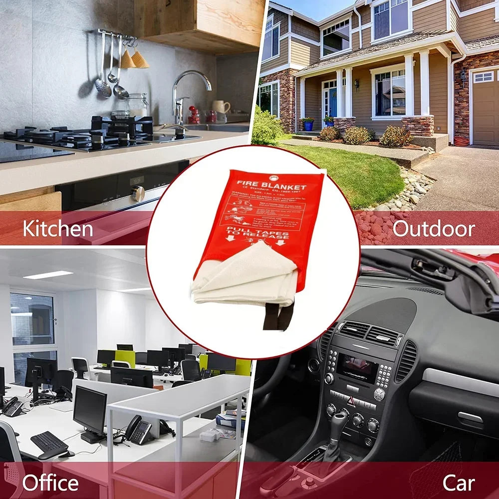 SafiraHomes™ Emergency Fire Blanket
