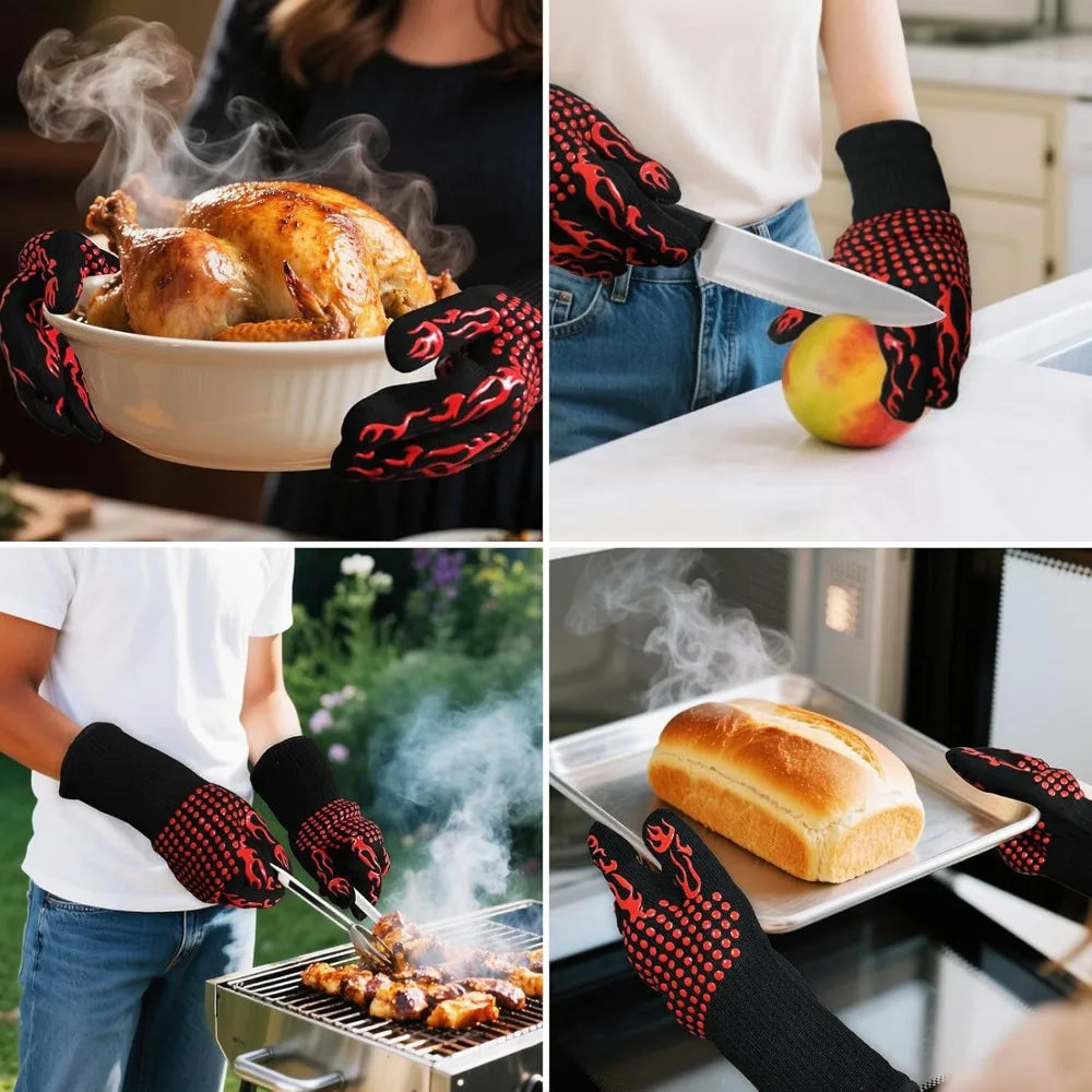 SafiraHomes™ FireShield Heat Resistant Gloves