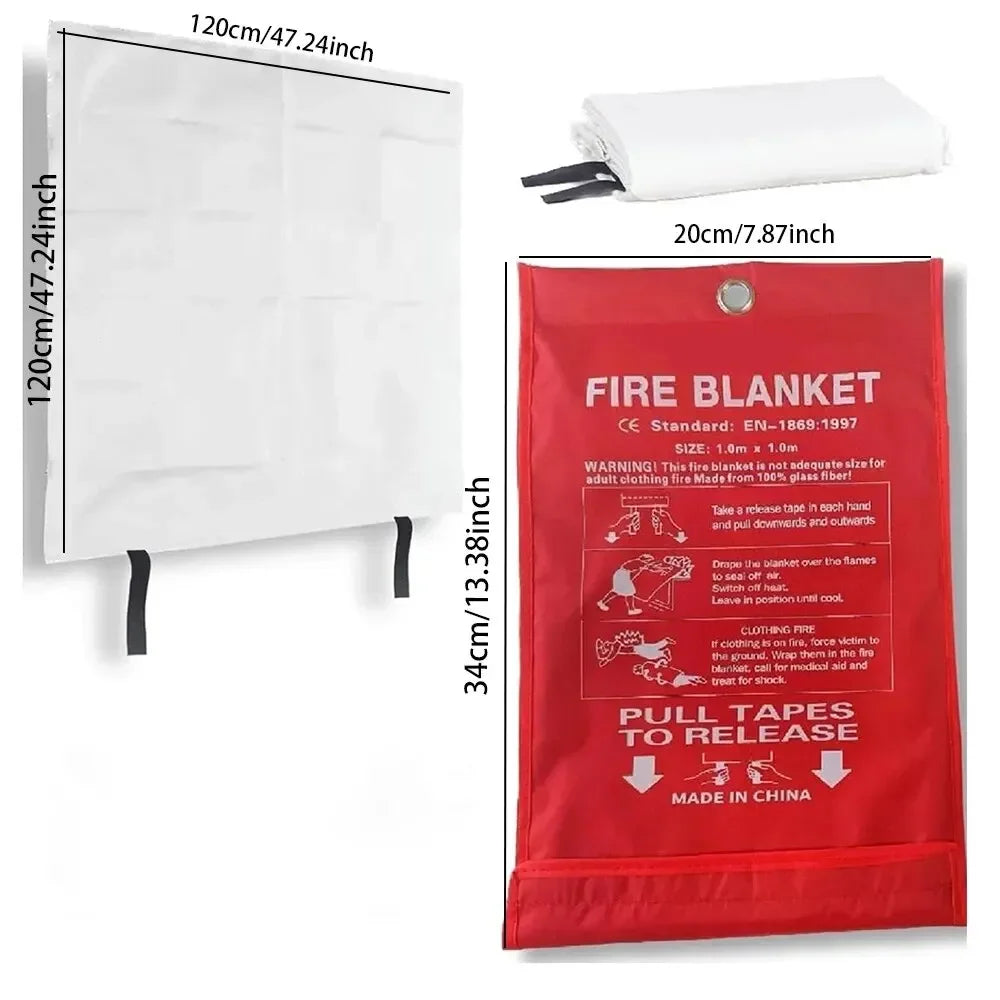 SafiraHomes™ Emergency Fire Blanket