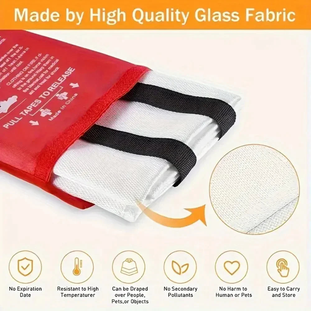 SafiraHomes™ Emergency Fire Blanket