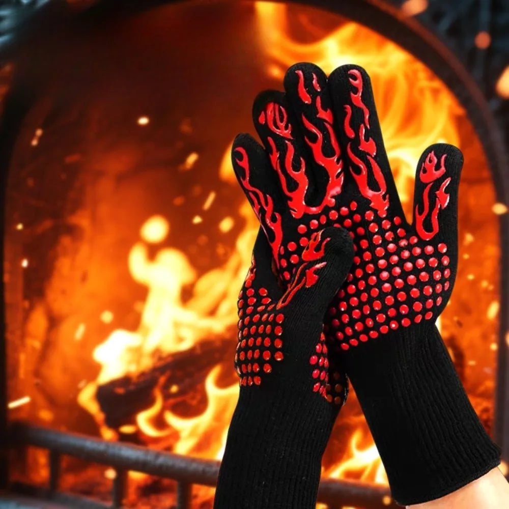 SafiraHomes™ FireShield Heat Resistant Gloves